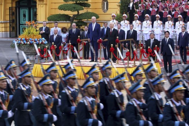In Vietnam, Biden Says He Means No Harm to China